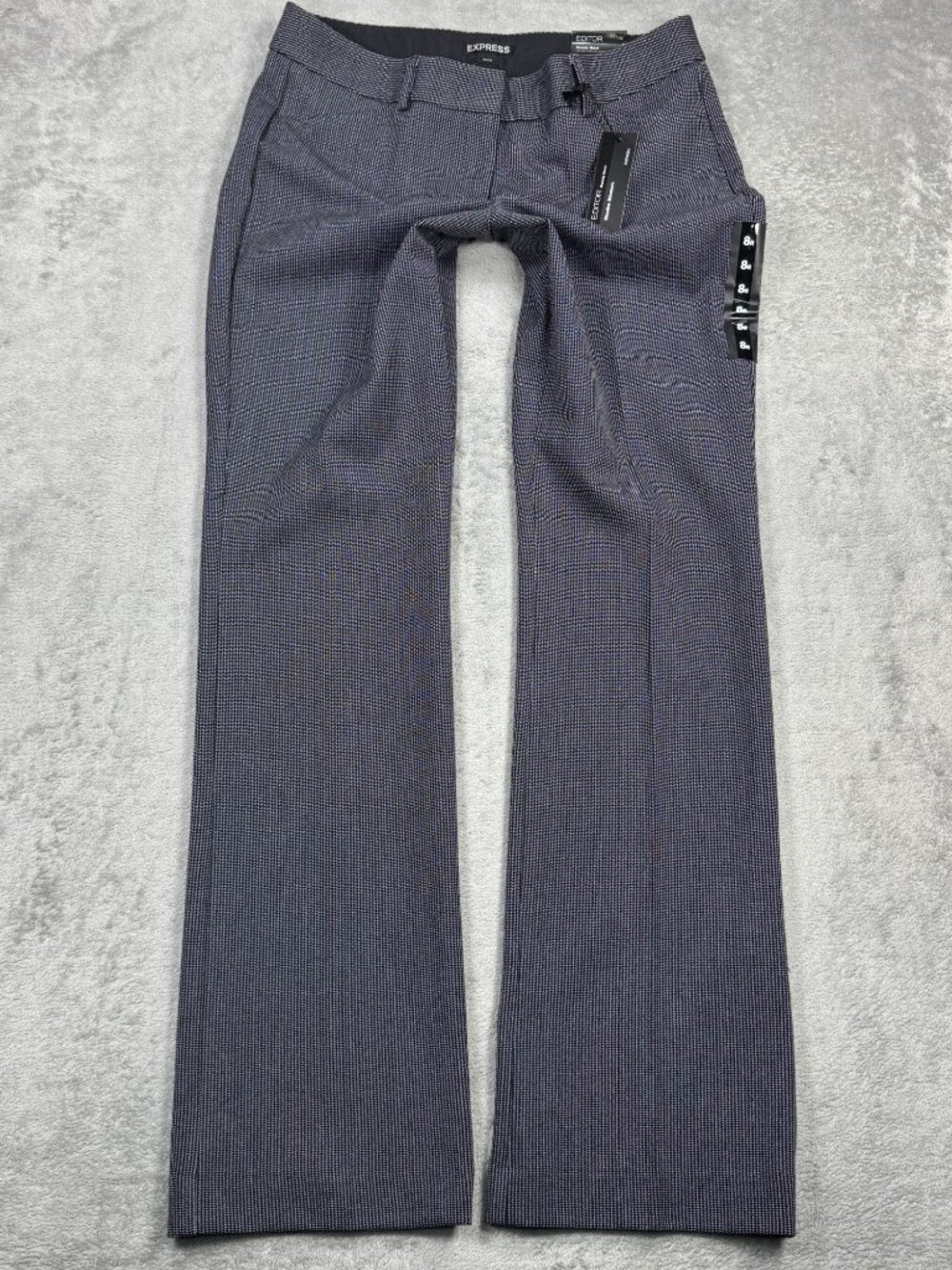 NWT Express Editor Low Rise Barely Bootcut Dress Pants Size 8R Y2K Office Siren